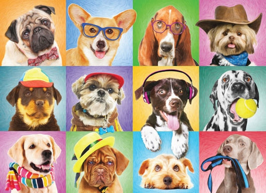 Eurographics Silly Dogs  XL Oversize 300  Puzzle.