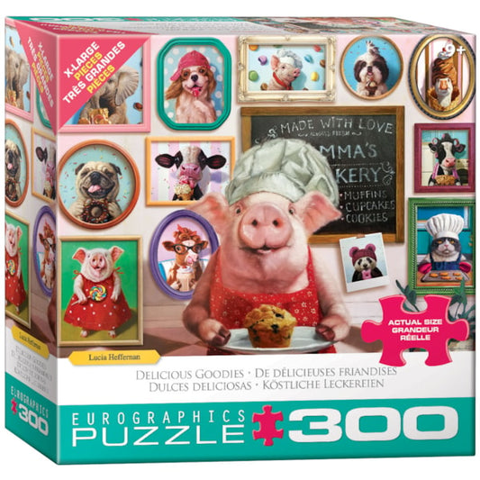 Eurographics Delicious Goodies XL Oversize 300 Pieces Puzzle.