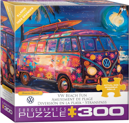 Eurographics VW Beach Fun  XL Oversize 300 pieces Puzzle.