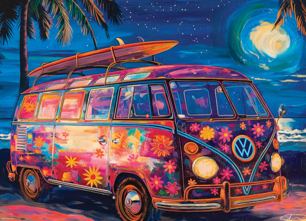 Eurographics VW Beach Fun  XL Oversize 300 pieces Puzzle.