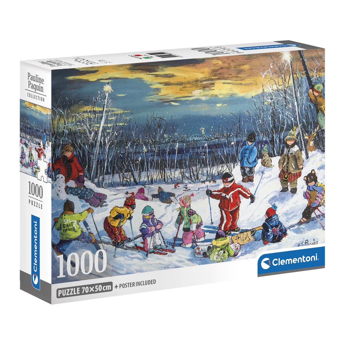 CLEMENTONI LET'S GO SKIING TOGETHER! 1000 PCS
