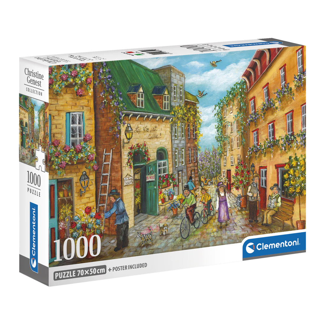 CLEMENTONI THE 1001 FLOWERS ALLEY 1000 PCS