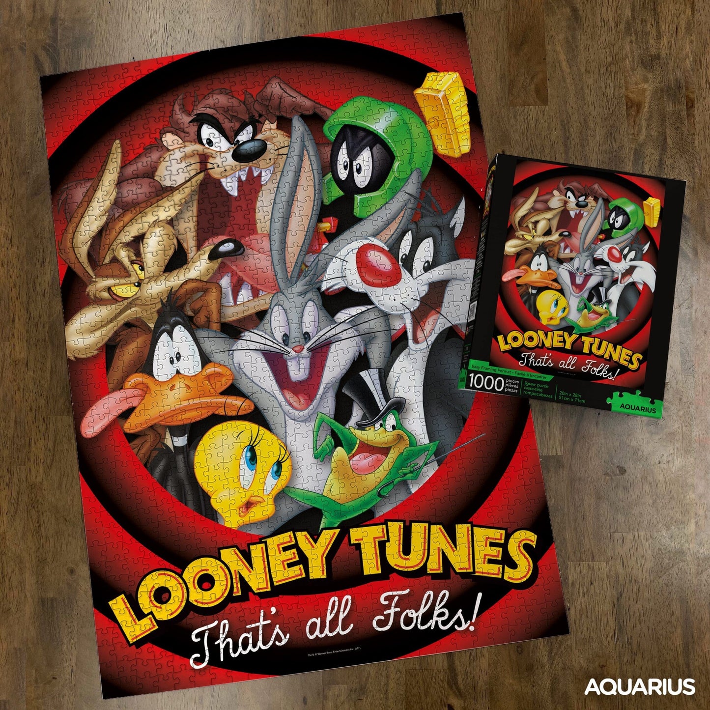 AQUARIUS Looney Tunes 1000 Piece Jigsaw Puzzle
