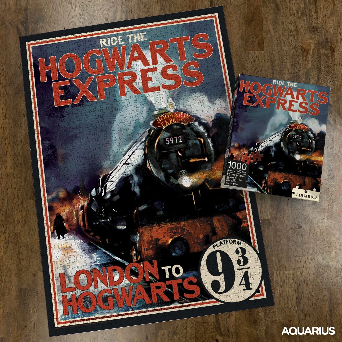 AQUARIUS Harry Potter Hogwarts Express 1000 Piece Jigsaw Puzzle