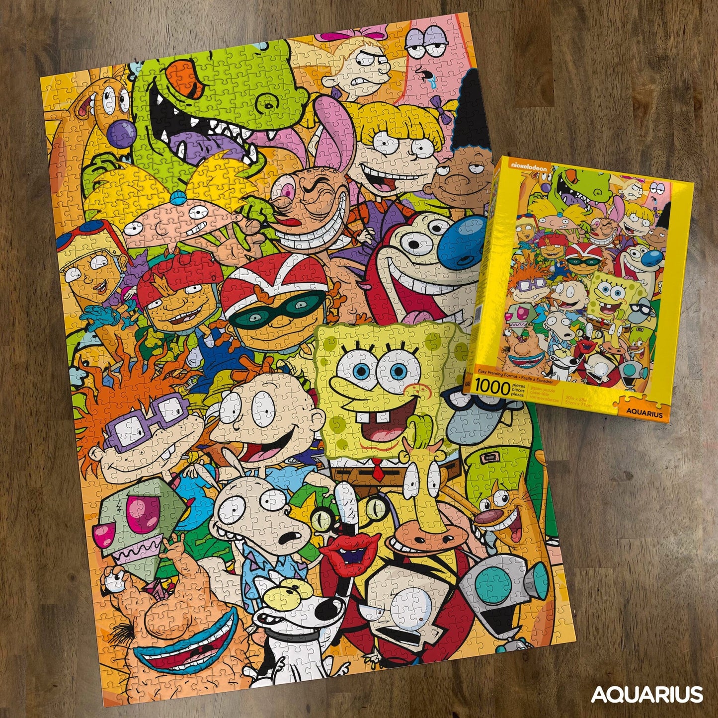 AQUARIUS Nickelodeon Cast 1000 Piece Jigsaw Puzzle