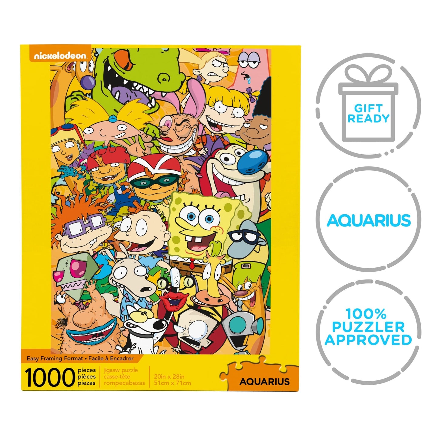 AQUARIUS Nickelodeon Cast 1000 Piece Jigsaw Puzzle