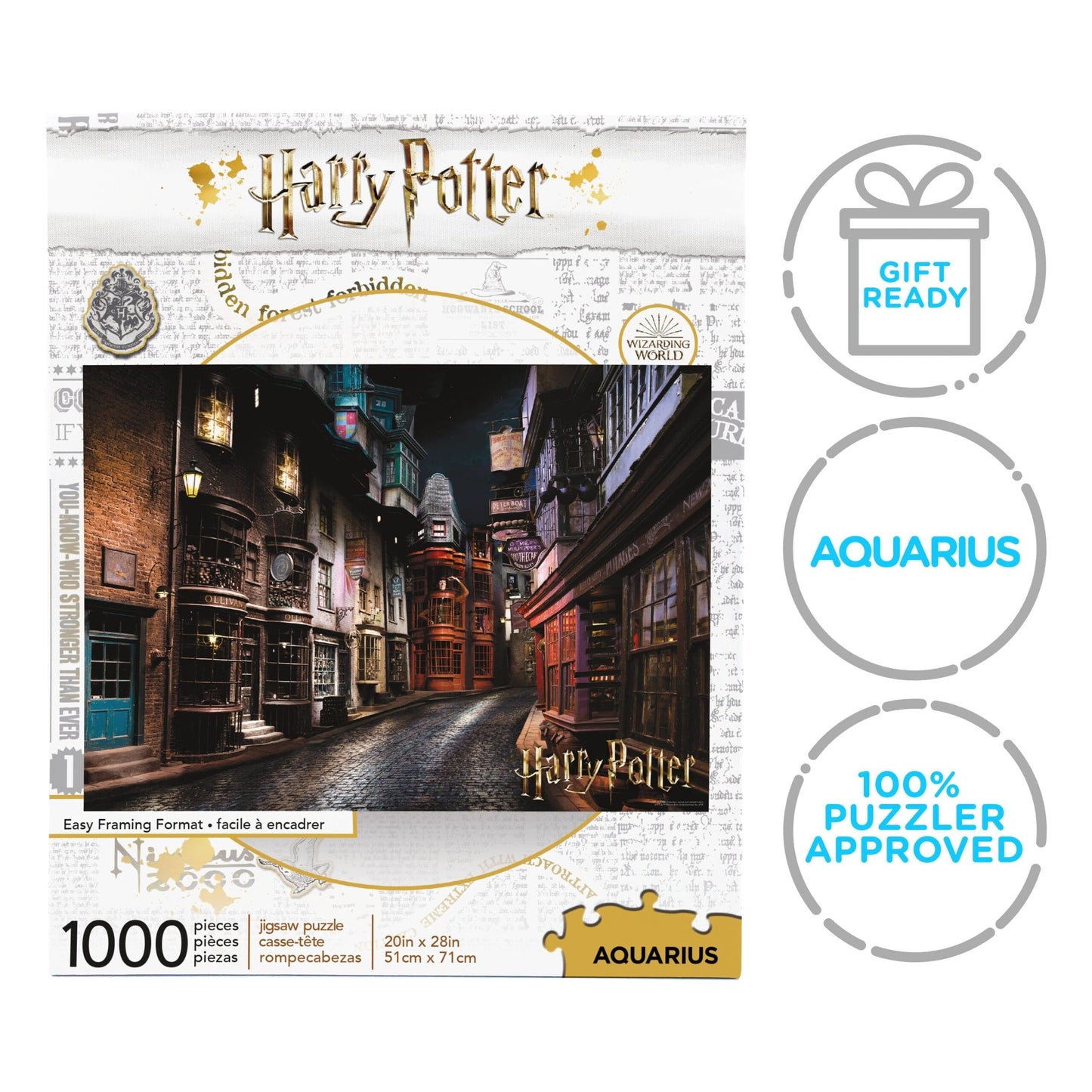 AQUARIUS Harry Potter Diagon Alley 1000 Piece Jigsaw Puzzle