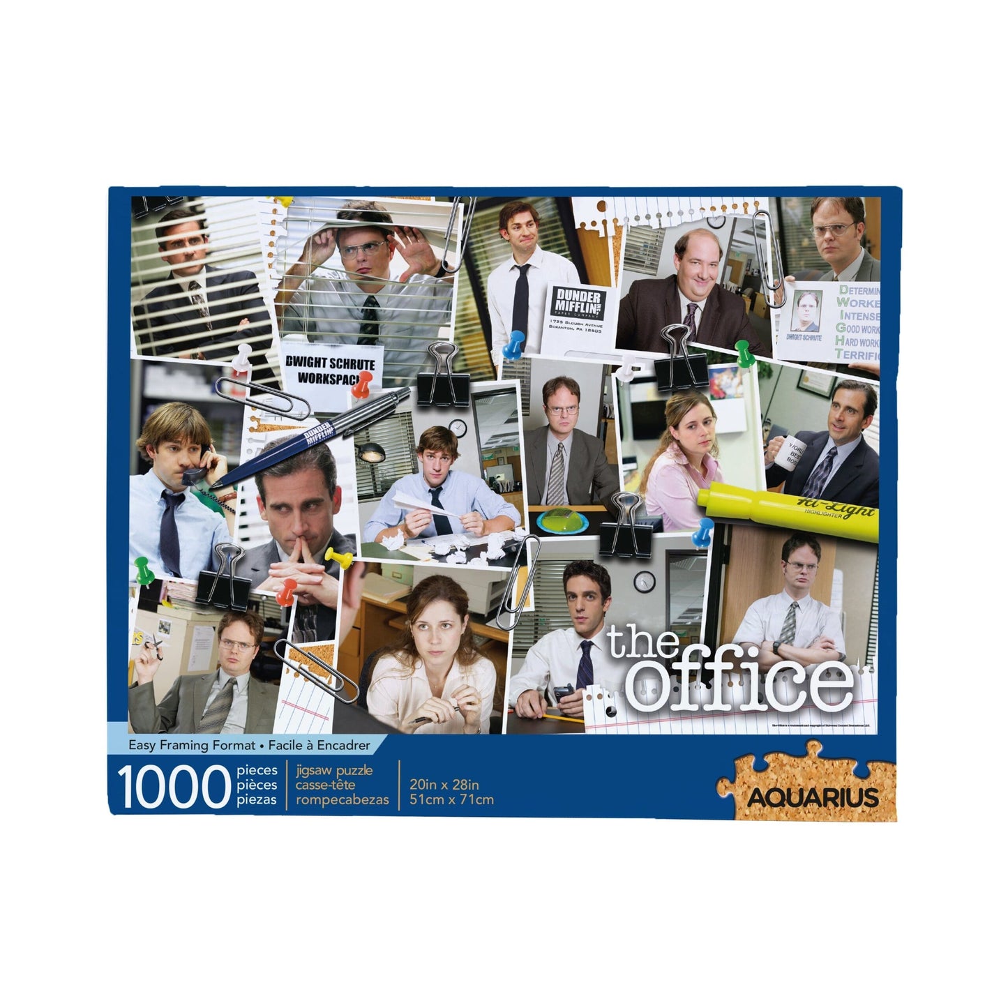 AQUARIUS The Office – Cast Collage 1000 Piece Jigsaw Puzzle