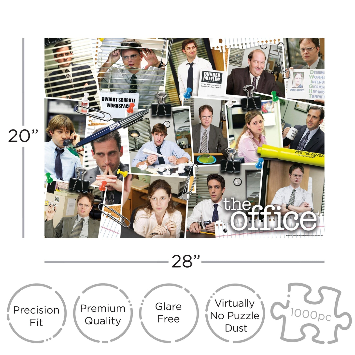 AQUARIUS The Office – Cast Collage 1000 Piece Jigsaw Puzzle