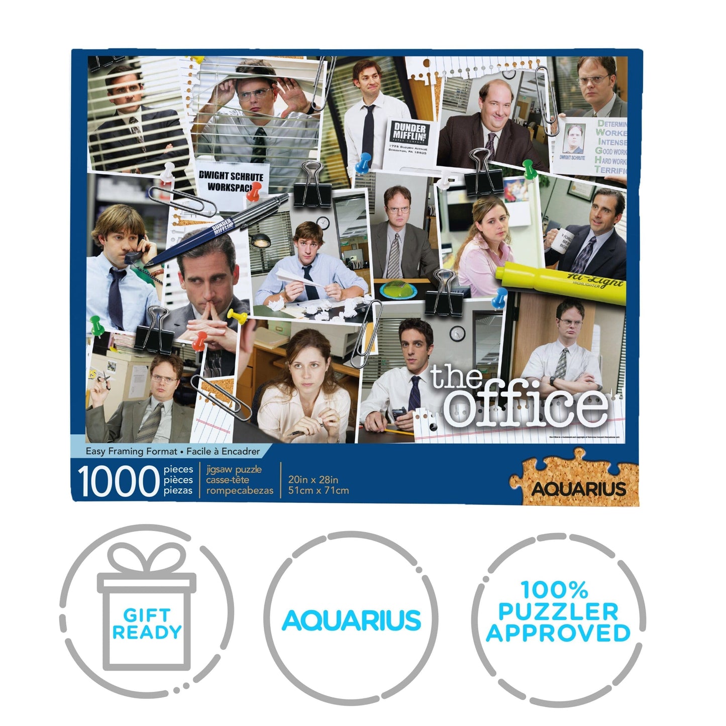 AQUARIUS The Office – Cast Collage 1000 Piece Jigsaw Puzzle