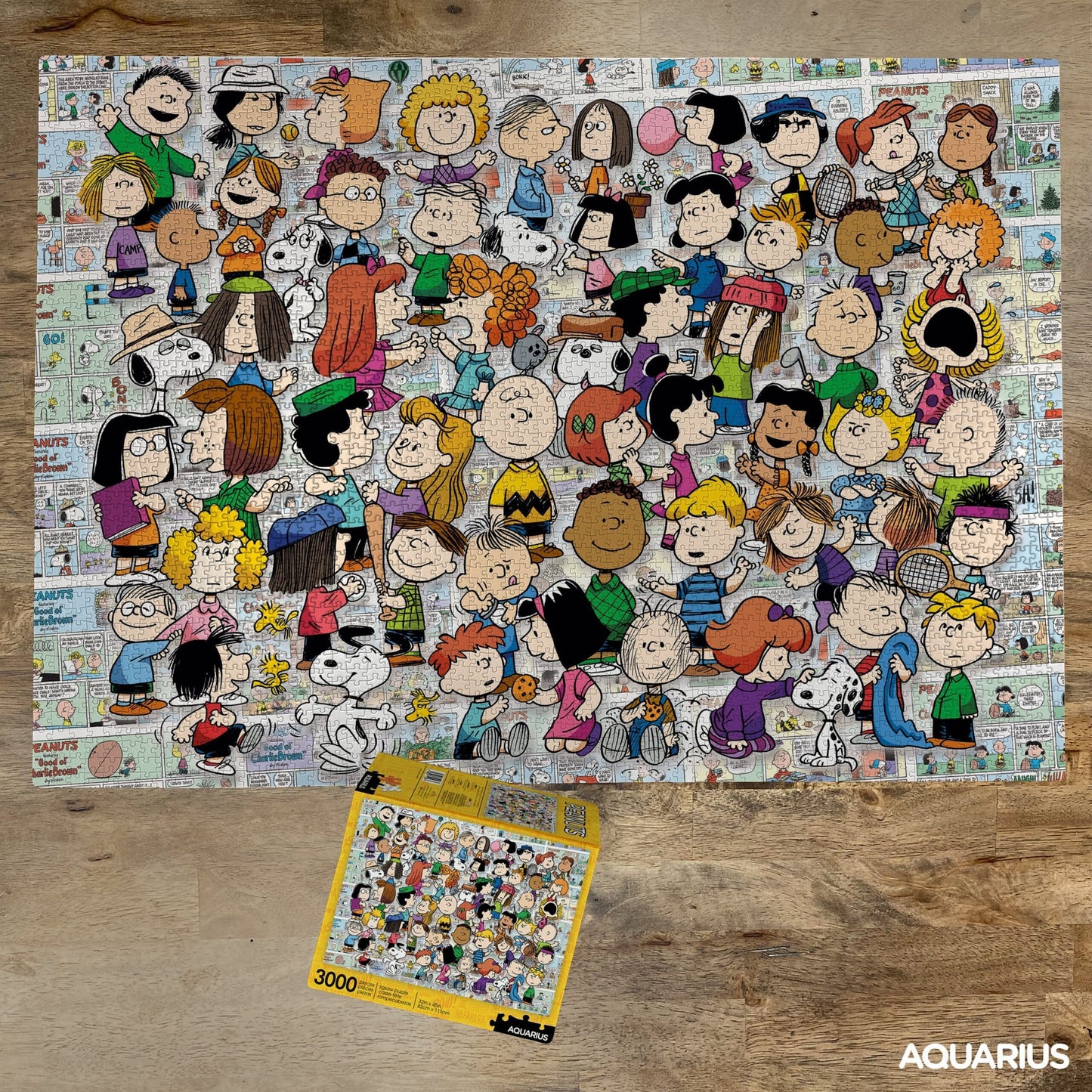 AQUARIUS Peanuts Cast 3000 Piece Jigsaw Puzzle