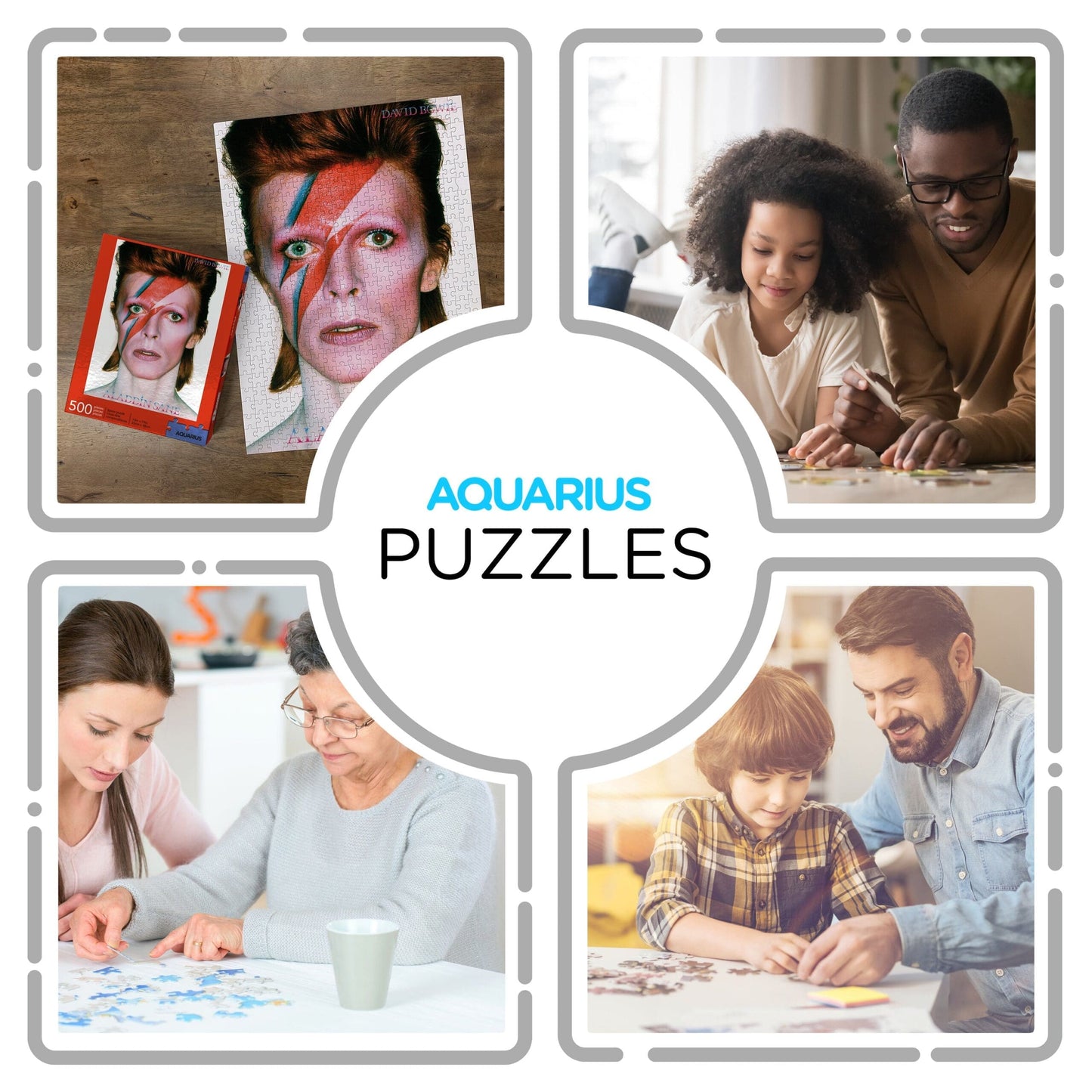 AQUARIUS David Bowie Aladdine 500 Piece Jigsaw Puzzle