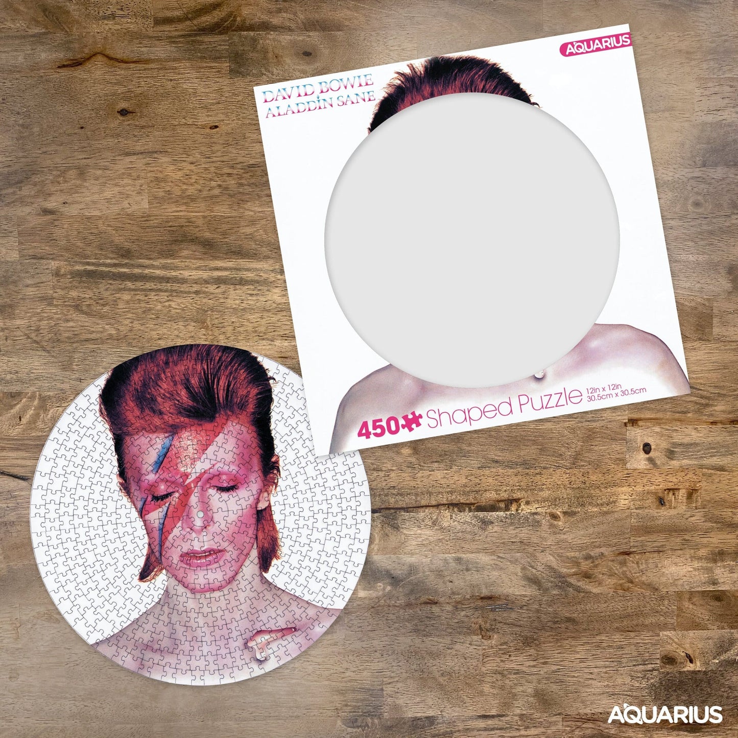 AQUARIUS David Bowie Aladdin Sane 450 Piece Picture Disc Jigsaw Puzzle