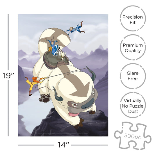 AQUARIUS Avatar Appa & Gang 500 Piece Jigsaw Puzzle