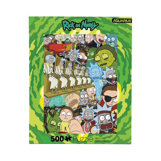 AQUARIUS Ricks & Morty 500 Piece Jigsaw Puzzle