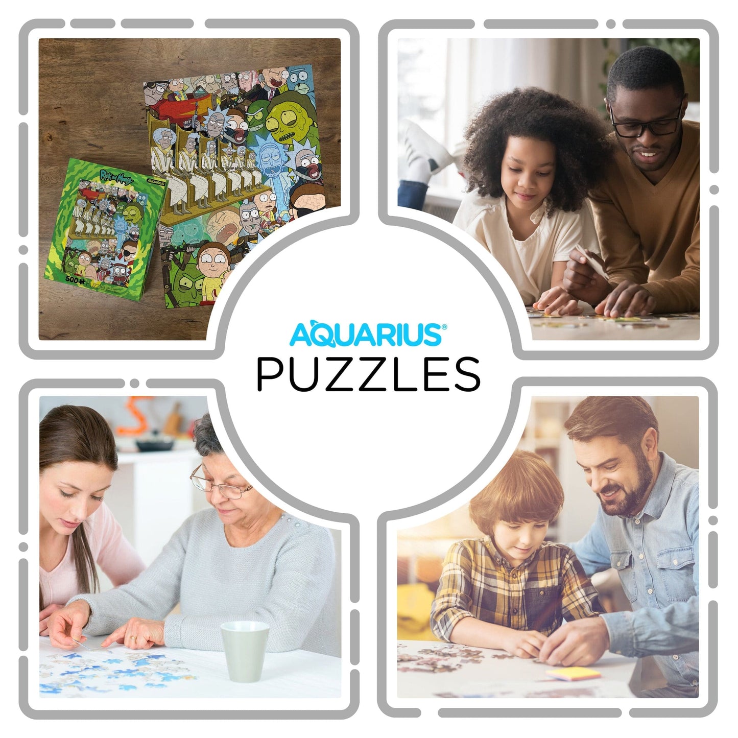 AQUARIUS Ricks & Morty 500 Piece Jigsaw Puzzle