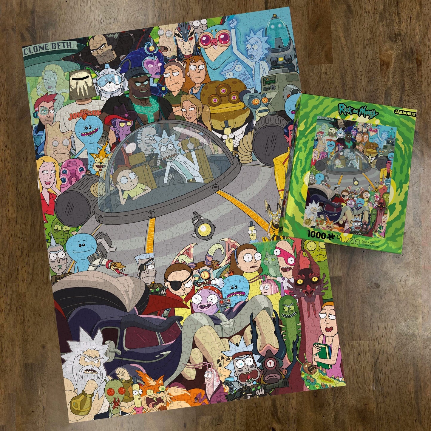 AQUARIUS Rick & Morty 1000 Piece Jigsaw Puzzle