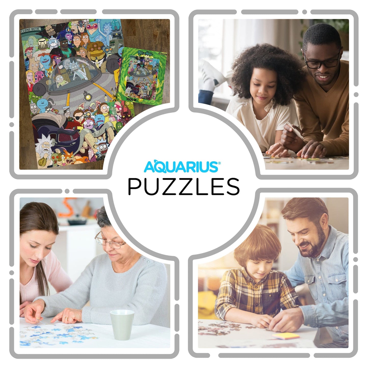 AQUARIUS Rick & Morty 1000 Piece Jigsaw Puzzle