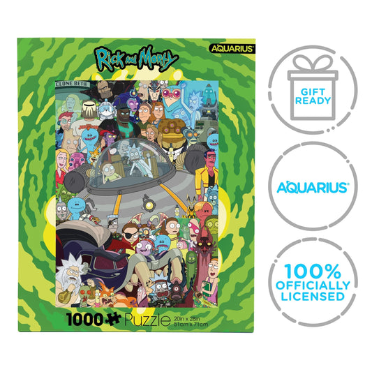 AQUARIUS Rick & Morty 1000 Piece Jigsaw Puzzle
