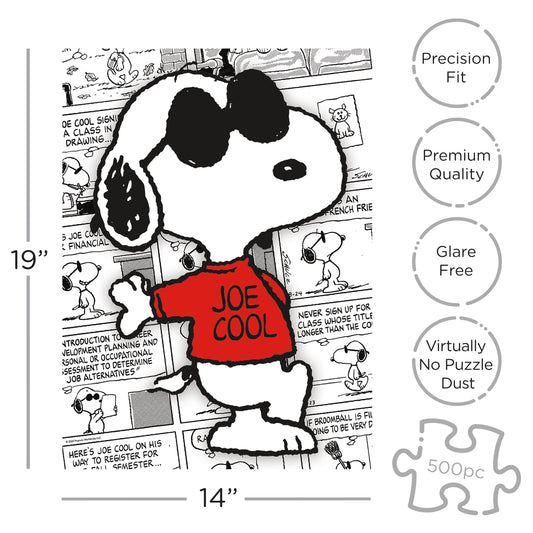 AQUARIUS Peanuts Joe Cool 500 Piece Jigsaw Puzzle