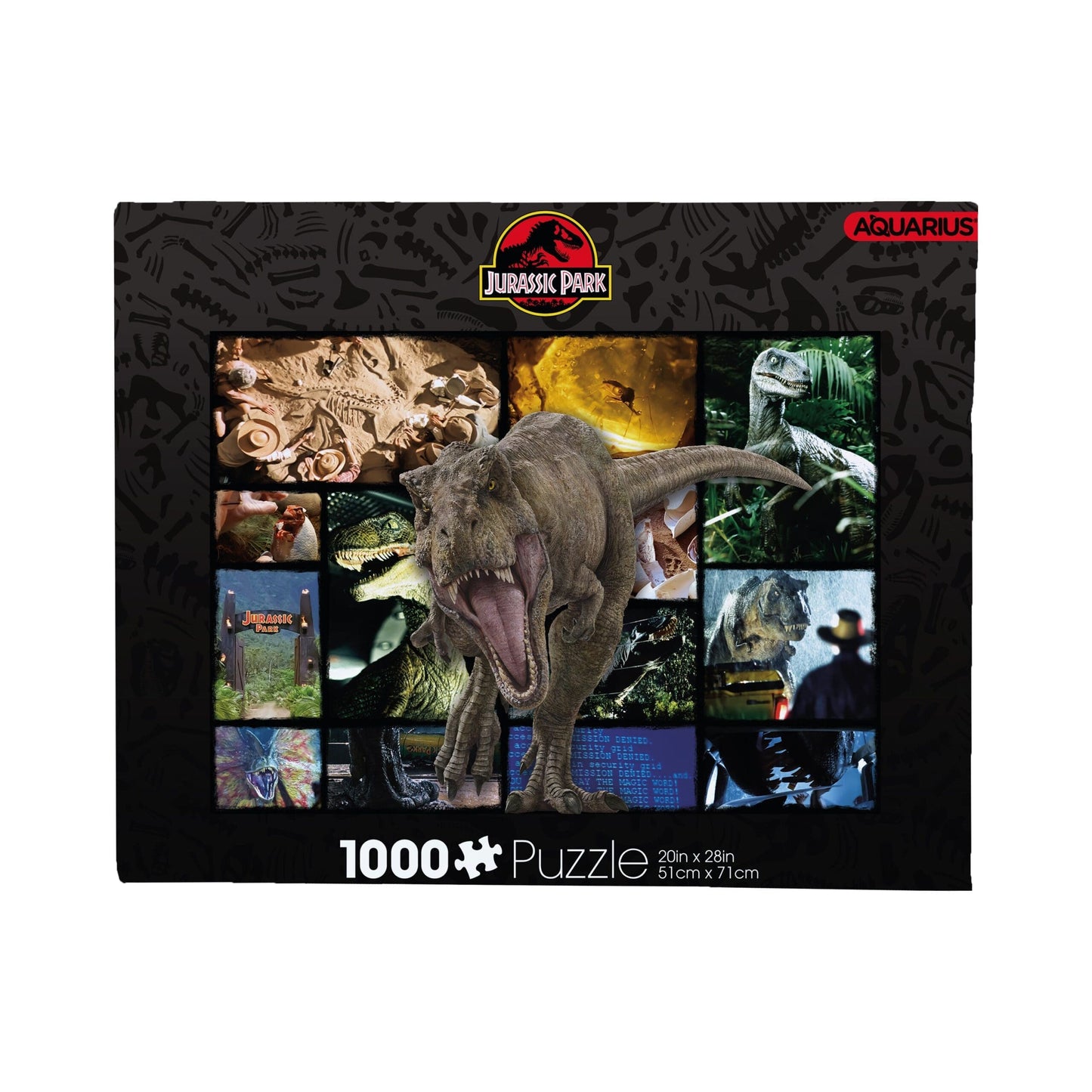 AQUARIUS Jurassic Park Collage 1000 Piece Jigsaw Puzzle