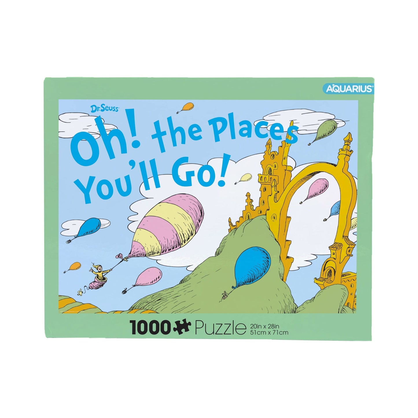 AQUARIUS Oh, The Places You’ll Go! 1000 Piece Jigsaw Puzzle