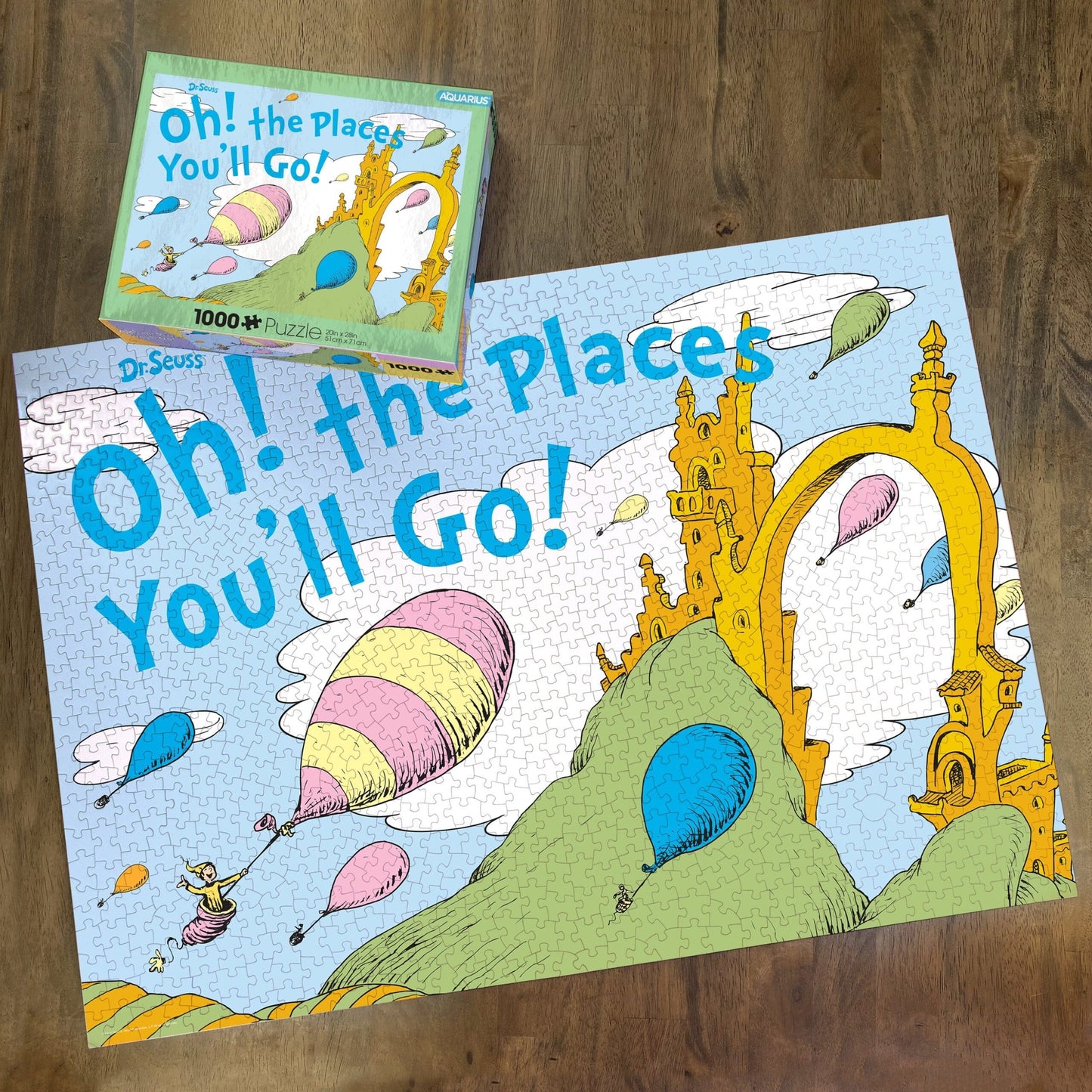 AQUARIUS Oh, The Places You’ll Go! 1000 Piece Jigsaw Puzzle