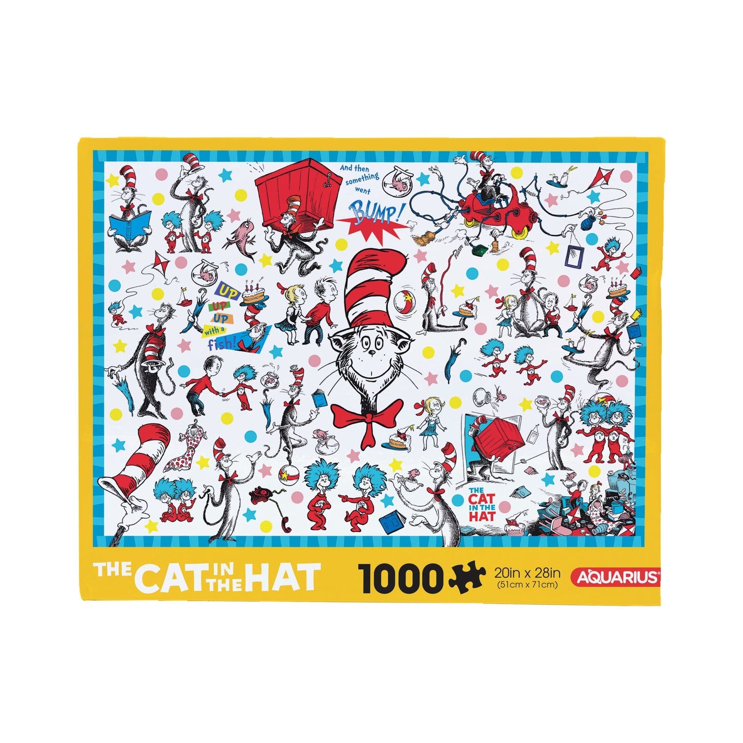 AQUARIUS Cat in The Hat 1000 Piece Jigsaw Puzzle