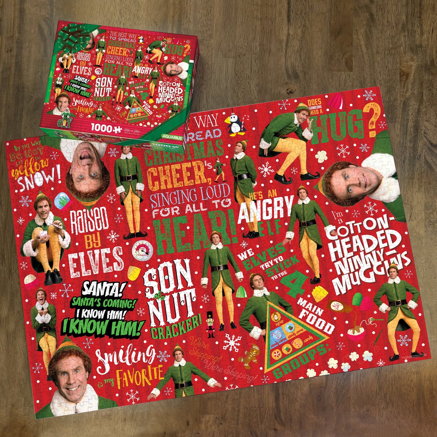 AQUARIUS Elf – Wrapping Paper 1000 Piece Jigsaw Puzzle