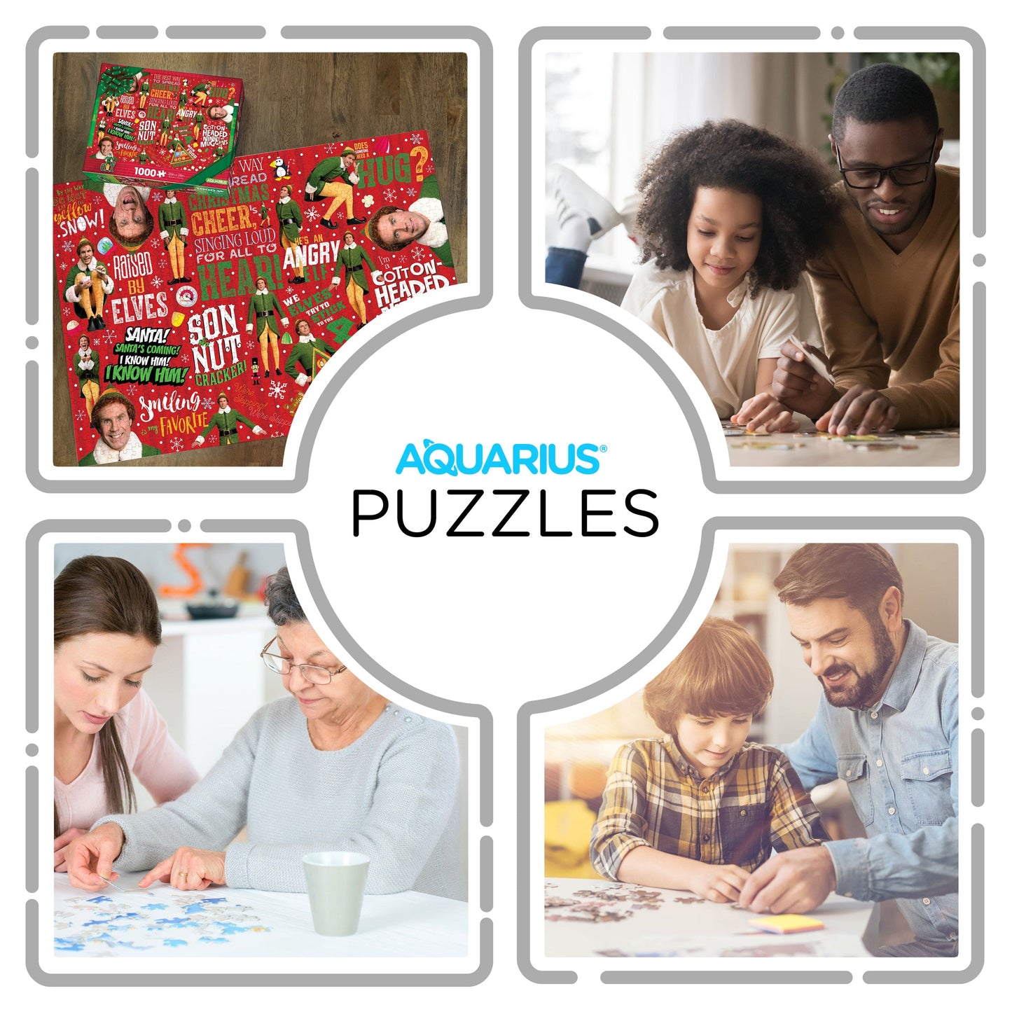 AQUARIUS Elf – Wrapping Paper 1000 Piece Jigsaw Puzzle