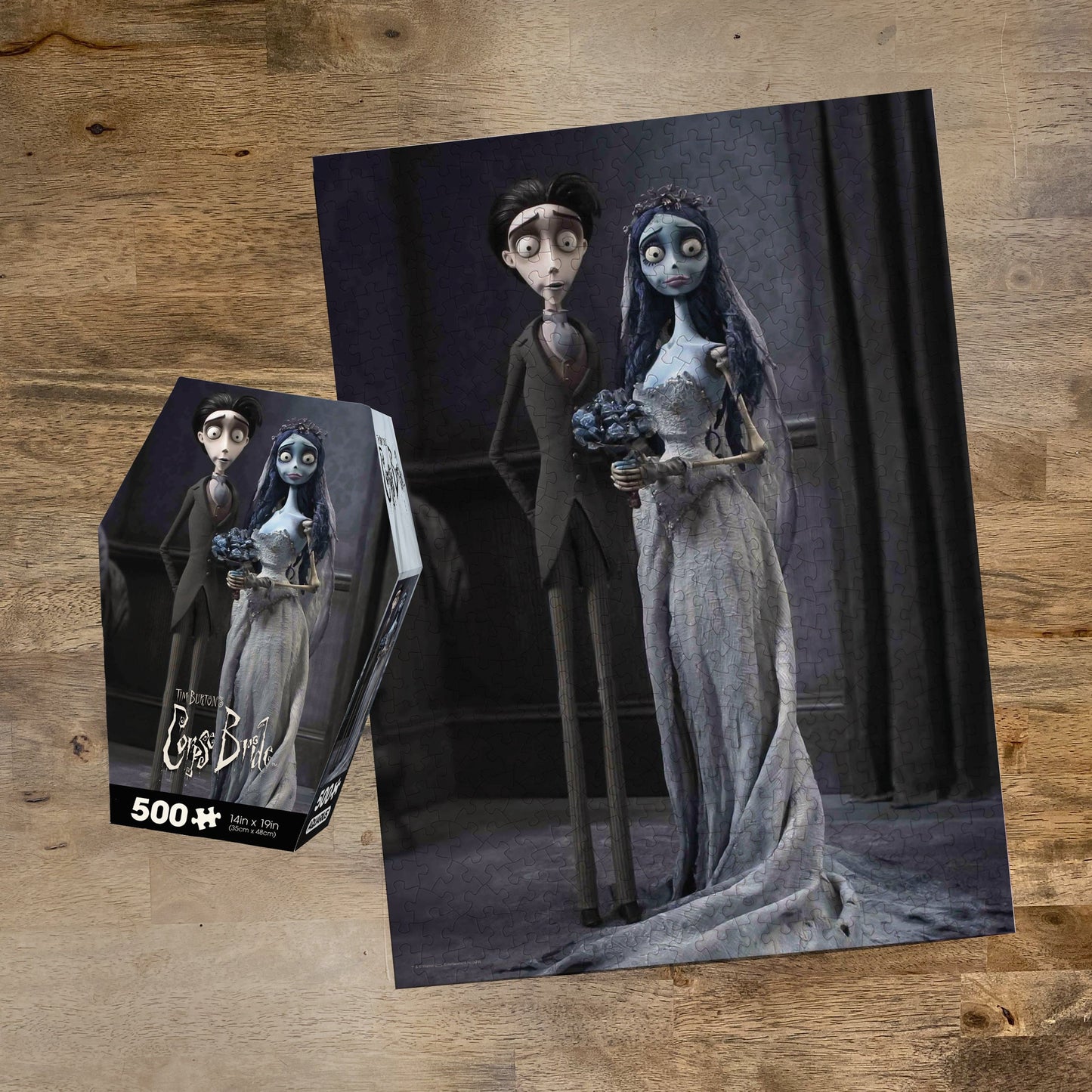 AQUARIUS Corpse Bride Coffin Box 500 Piece Jigsaw Puzzle