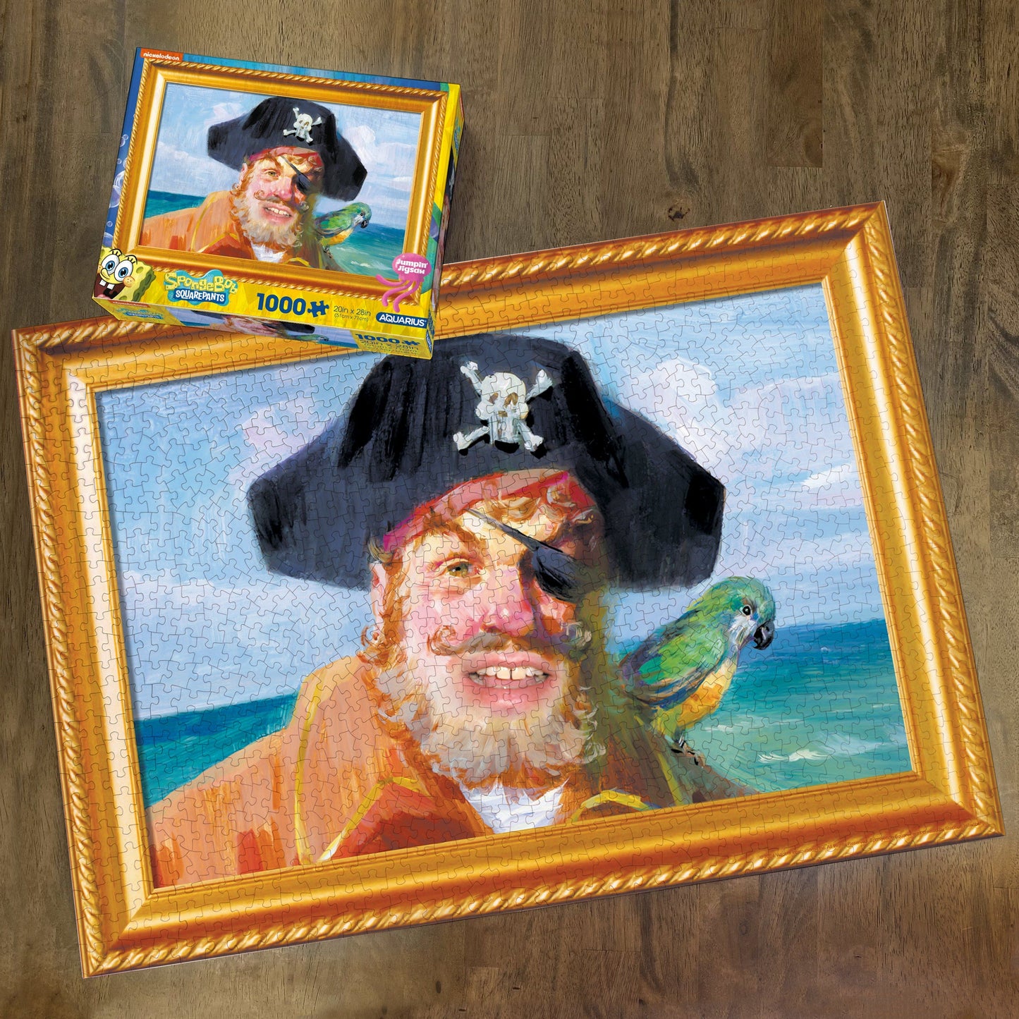 AQUARIUS SpongeBob SquarePants Painty The Pirate 1000 Piece Jigsaw Puzzle