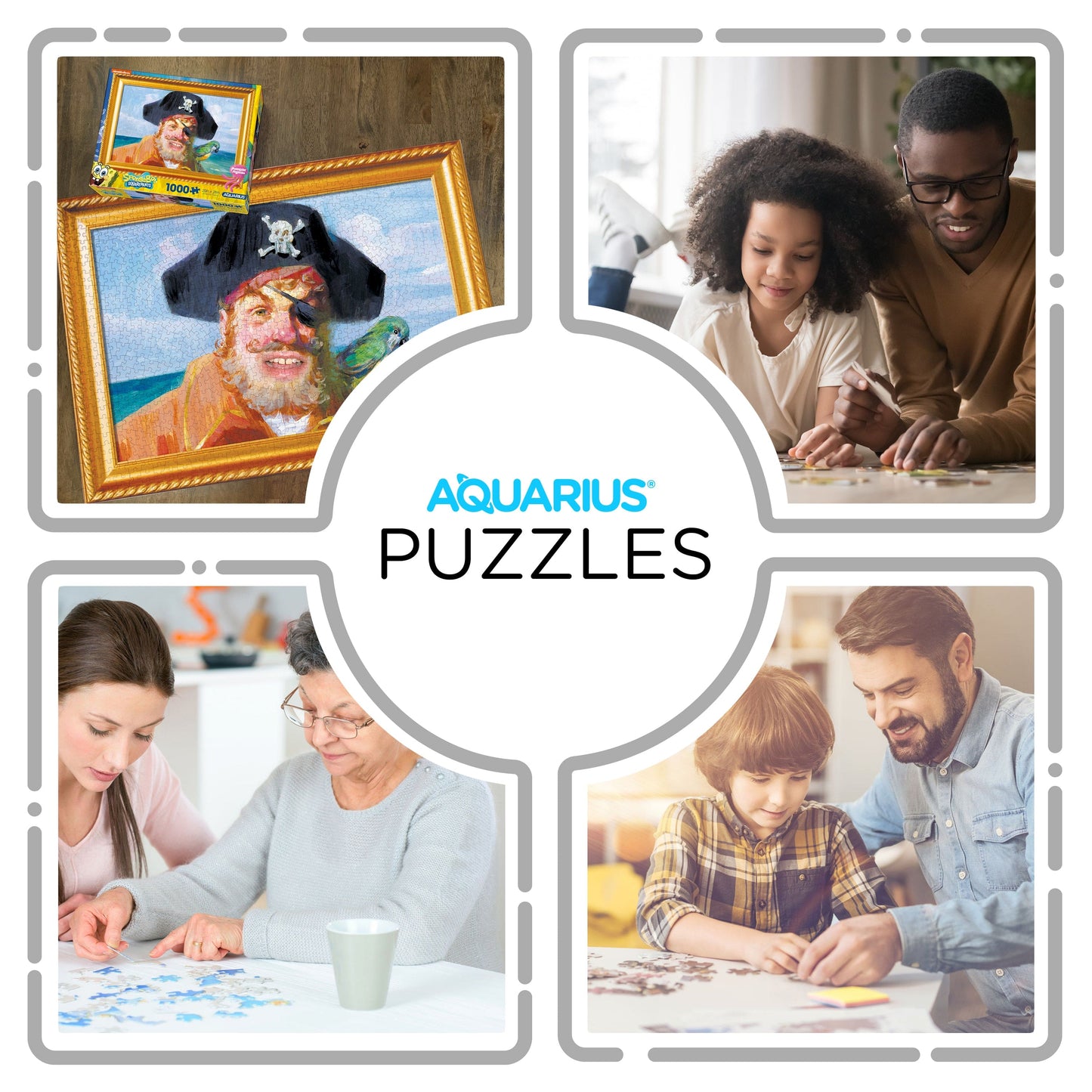 AQUARIUS SpongeBob SquarePants Painty The Pirate 1000 Piece Jigsaw Puzzle