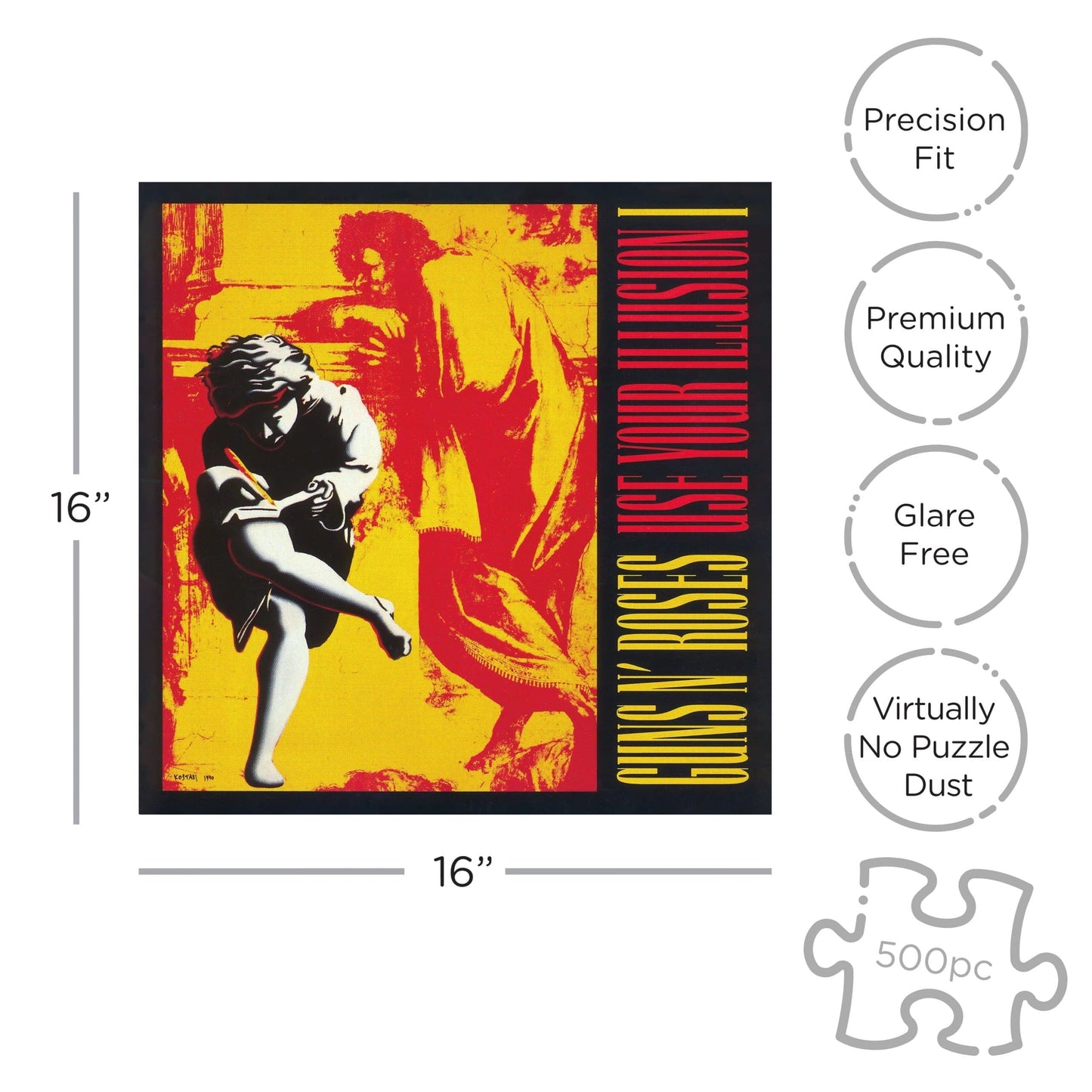 ROCK SAWS Guns N’ Roses Use Your Illusion (500 Piece Jigsaw Puzzle)