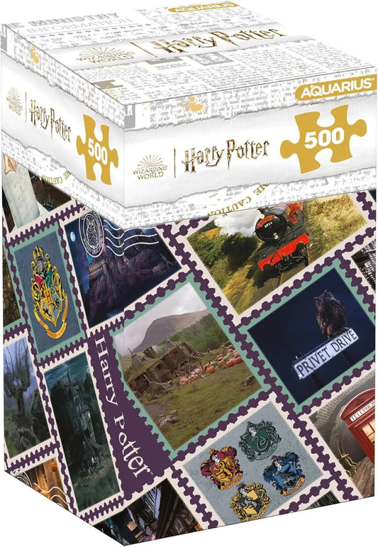 AQUARIUS Harry Potter Stamps 500 Piece Jigsaw Puzzle (Vertical Box)