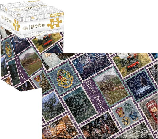 AQUARIUS Harry Potter Stamps 500 Piece Jigsaw Puzzle (Vertical Box)