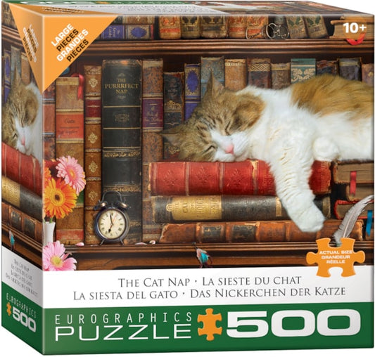 Eurographics The Cat Nap  Large Oversize 500 pieces Puzzle