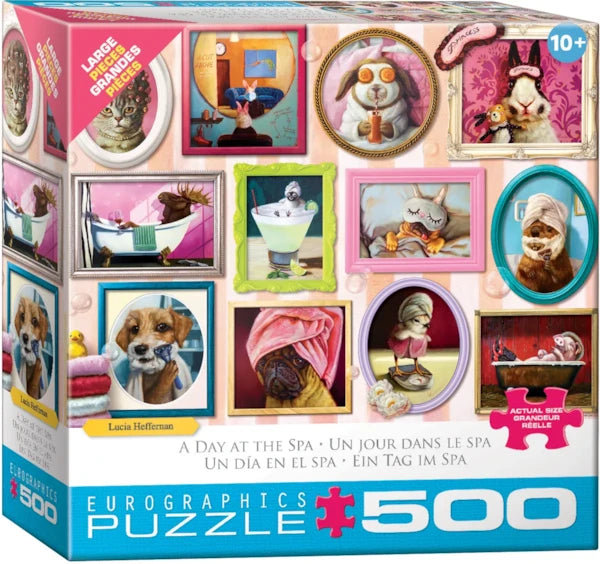 Eurographics A day at the Spa  Large Oversize 500 pieces Puzzle