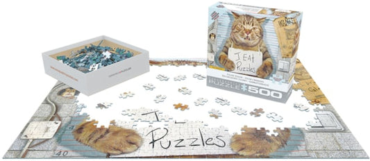 Eurographics Feline Felon  Large Oversize 500 pieces Puzzle
