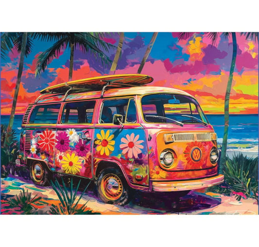 Eurographics VW Bayside  Large Oversize 500 pieces Puzzle
