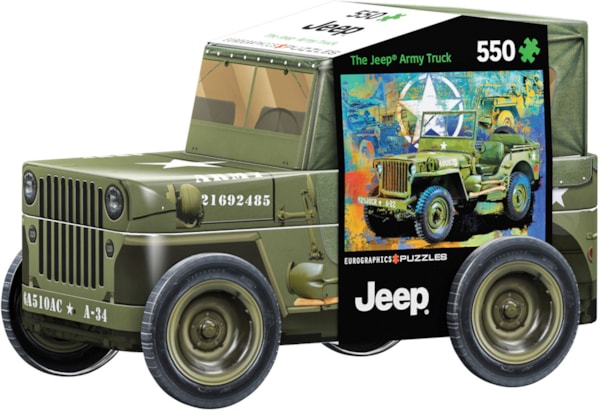 Eurographics Military Jeep Tin 550  Puzzle