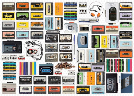 Eurographics Cassette Player Tin  550  Puzzle