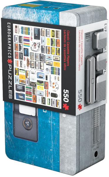 Eurographics Cassette Player Tin  550  Puzzle