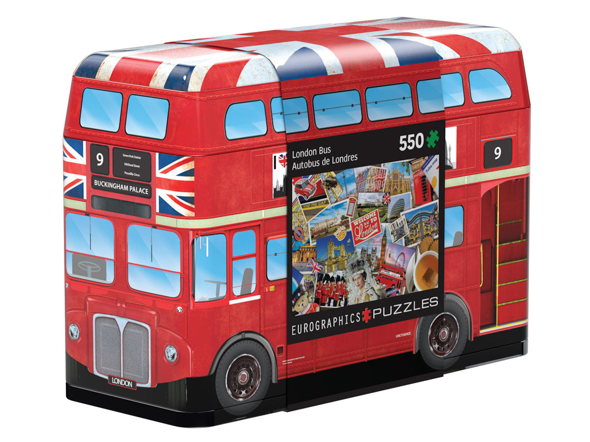 EUROGRAPHICS London Bus Tin 550 Puzzle