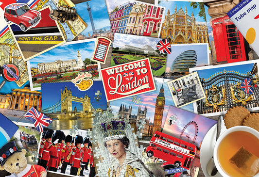 EUROGRAPHICS London Bus Tin 550 Puzzle