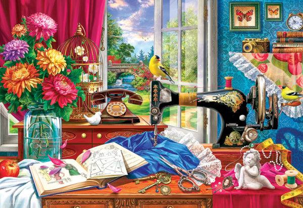 Eurographics Sewing Memories Tin 550  Puzzle