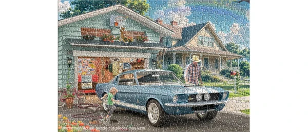 Eurographics 1967 Ford Mustang Shelby GT500 550  Puzzle
