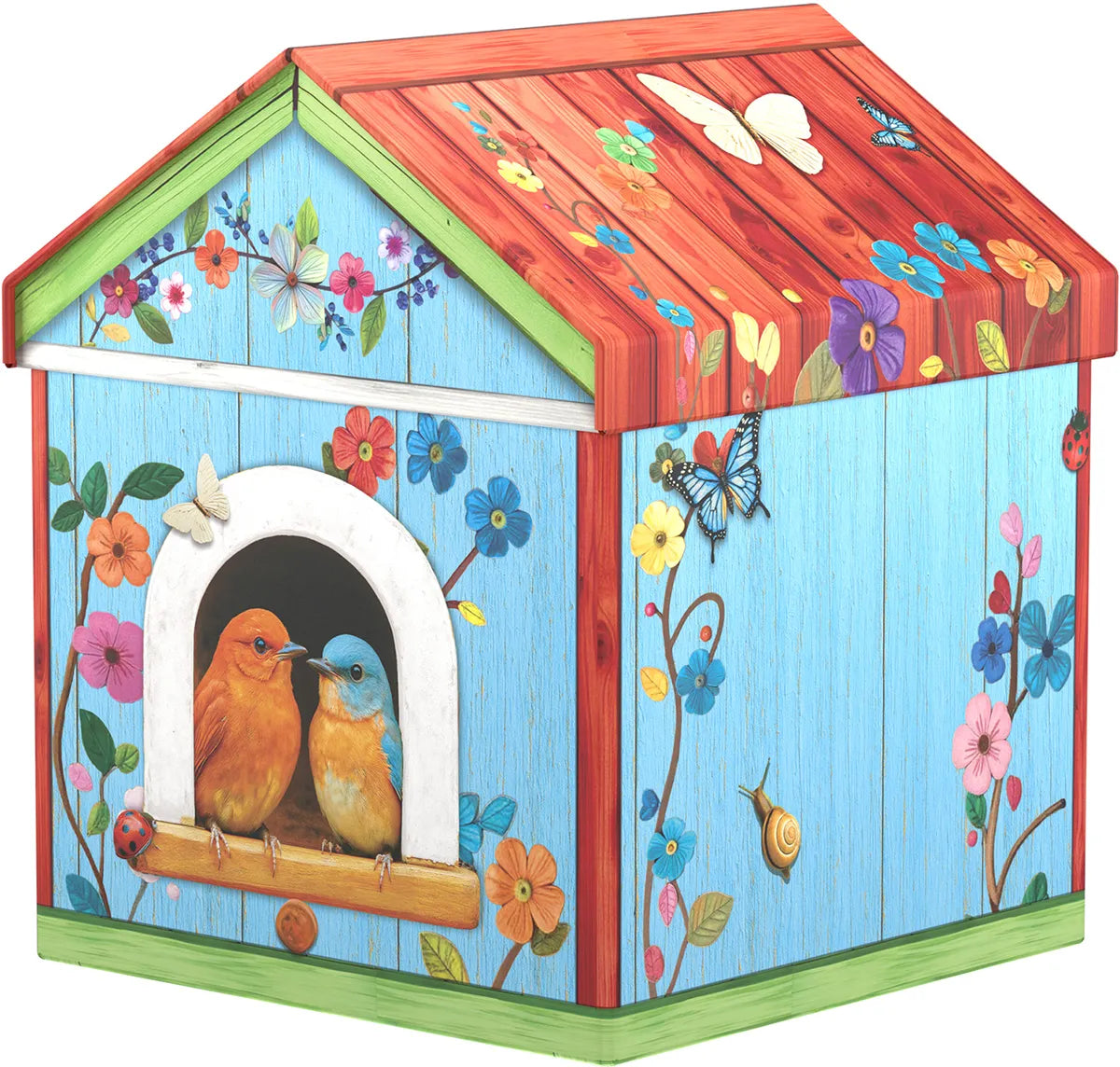 EUROGRAPHICS Birdhouse Tin 550 Puzzle