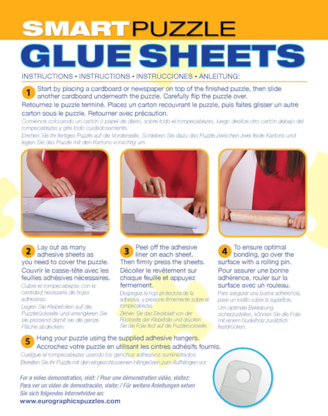 EUROGRAPHICS Smart Puzzle Glue Sheets