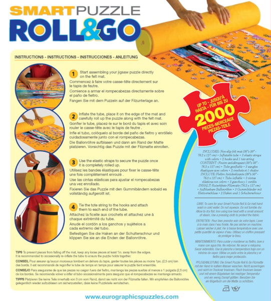 Eurographics Smart Puzzle Roll & Go Mat